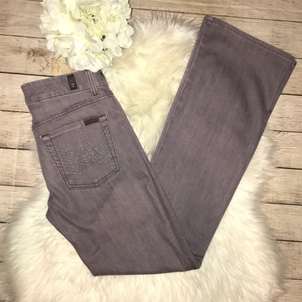 7 For All Mankind “ A “ pocket light purple